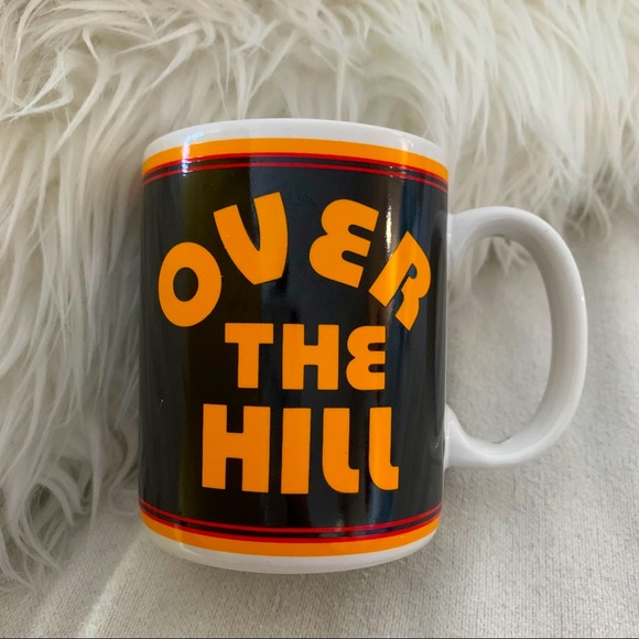Papel “Over the Hill” Vintage Retro Graphic Mug - Picture 1 of 6